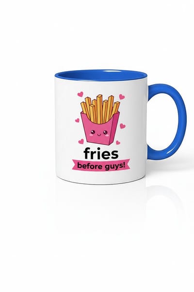 Fries Before Guys Mok | Grappige Kawaii Frieten Cadeau