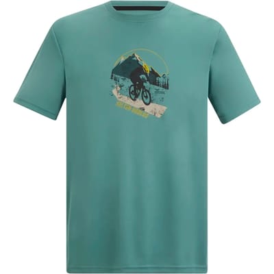 Heren Fingal T-shirt met korte mouwen en slogan