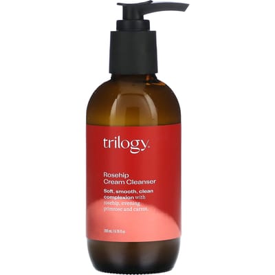 Trilogy, Nettoyant Crème Rose Musquée, pour tous types de peau, 6,76 fl oz (200 ml) red