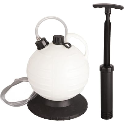 Pompe d'extraction d'huile sous vide 6L Pompe à fluide manuelle en plastique pour automobile marine bateau navire black
