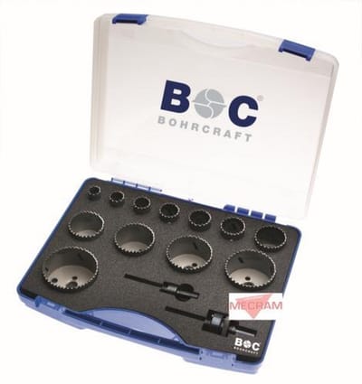Bohrcraft BI-Metalen gatzagen HSS, Allround gatzagenset 14-delig - gatzaag