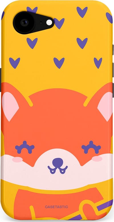 Casetastic Hoesje Geschikt voor Apple iPhone 16e Magsafe - Stijlvolle Beschermende Duo-layer Case - Vossen beat
