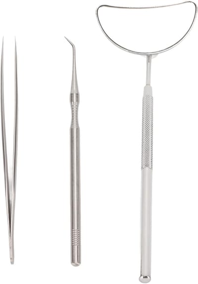 Wimper Pincet Set - Lash Lift Gereedschap - Wimperverlenging Aanbrengen - Roestvrij Staal - 3 Stuks - Zilver