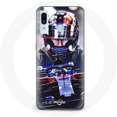 Coque pour Samsung Galaxy A40 Formule 1 Pierre Gasly pilote automobile français de F1