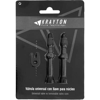 Valve Tubeless aluminium Krayton FV Presta (x2)