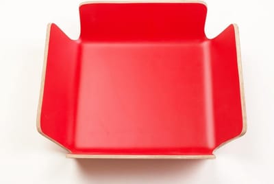 Point-Virgule Serveerschaal - Broodmand - Rood - 29 x 29 x 8cm