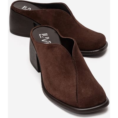 Ardent Leren Blokhak Mule