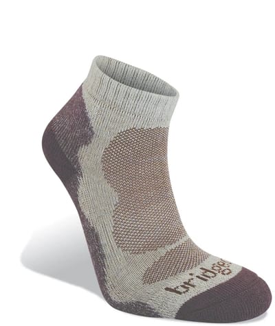 Bridgedale Dames Wandelsokken Sneaker Bamboo Aubergine