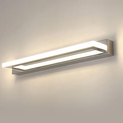 Haobosic LED Spiegelkastlamp - Chroom 42cm - 8W Neutraalwit (4500K) IP44