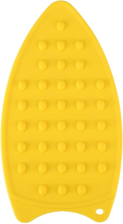 Siliconen Strijkijzer Onderlegger, Hittebestendige Antislip Mat voor Strijken, Ideaal voor Veilig Strijken en Bescherming tegen Hitte (Geel)