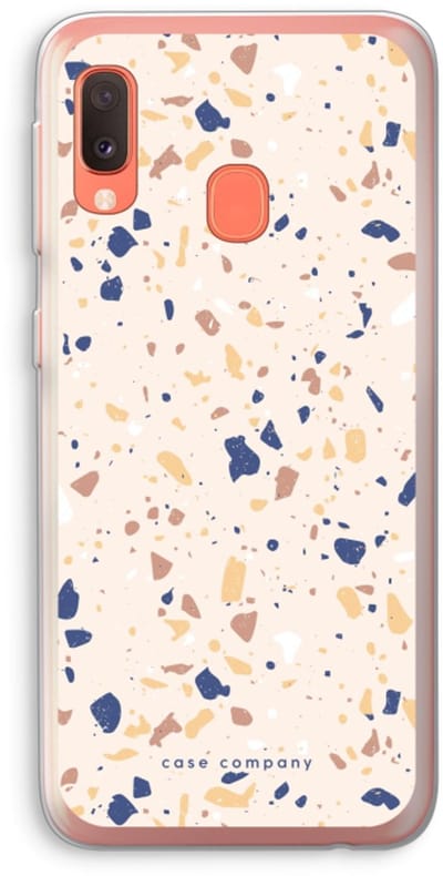 Case Company® - Hoesje geschikt voor Samsung Galaxy A20e hoesje - Terrazzo N°23 - Soft Cover Telefoonhoesje - Bescherming aan alle Kanten en Schermrand