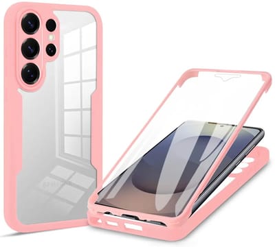 Hoesje geschikt voor Samsung Galaxy S26 Ultra - Techsuit ColorVerse 360 Case met Screenprotector - Roze