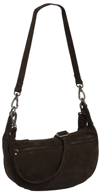 Daniel Ray Louisvale Suede Leren Schoudertas - Bruin