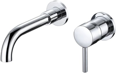 H&F Inbouw Wastafelmengkraan Chroom – Inclusief Inbouwdeel – Moderne Design Kraan – Waterbesparend – Badkamer Kraan Duurzaam & Stijlvol