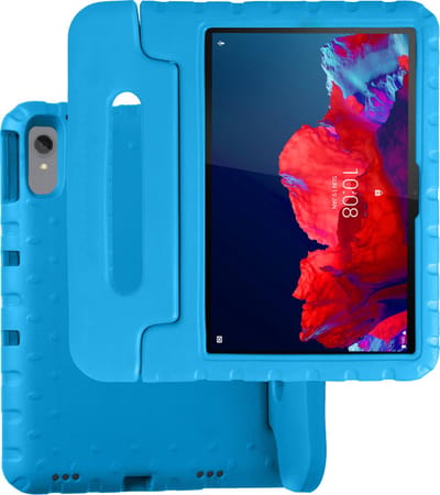 Hoesje Geschikt voor Lenovo Tab P11 - Kinderhoes Shockproof Bumper - Kidsproof Case - Tablet Hoes - Kinder Hoes Cover - Blauw