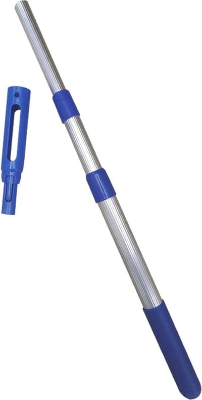 5-delige telescopische zwembadpalen - Antislip zwembadreinigingsstang - Verstelbaar en uittrekbaar voor skimmers en zwembadaccessoires
