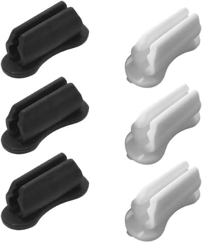 SnelShoppen - 6 Stuks Zelfklevende Wand Penhouders, Desk Organizer, Siliconen Penhouders voor Clipboard, Markerhouder, Bureau Accessoires, Kantoorbeno