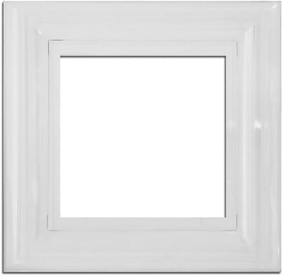 Wandplaat Schild - Afdekplaat Schild - Elektronica Beschermen - Component - 2 Gang - Transparant