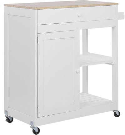 TRAPANI - Keukentrolley - Wit - MDF