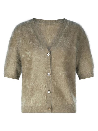 Vest 100% kasjmier Van Peter Hahn groen