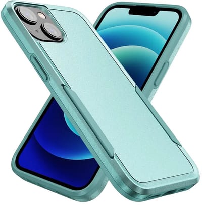 Back Cover Geschikt voor Apple iPhone 15 | Rugged Hoesje | Beschermhoes | Schokbestendige Hardcase | Shockproof | Tegen Vallen | Groen