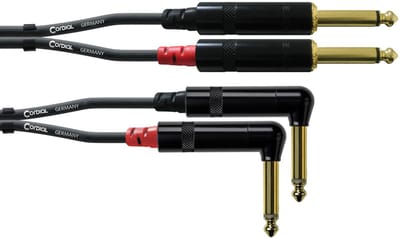 Cordial CFU 1.5 PR Dubbele jack-kabel 1,5 m - Audio kabel