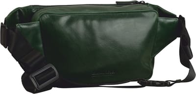 Leonhard Heyden Heuptasje / Crossbodytas / Festivaltasje - Leer - Porto - Groen