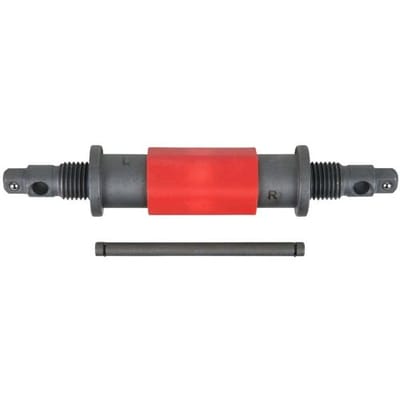 KS Tools 150.1964 2-in-1 spindel rechts- en linksdraaiend met knevel