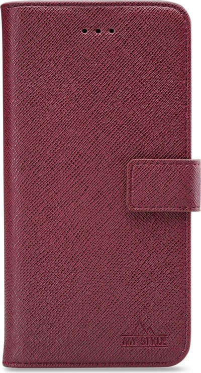 My Style Telefoonhoesje geschikt voor Samsung Galaxy A13 4G Hoesje | My Style Flex Wallet Bookcase Portemonnee | Pasjeshouder voor 3 Pasjes | Telefoonhoesje voor Pinpas / OV Kaart / Rijbewijs - Bordeaux | Bordeaux rood
