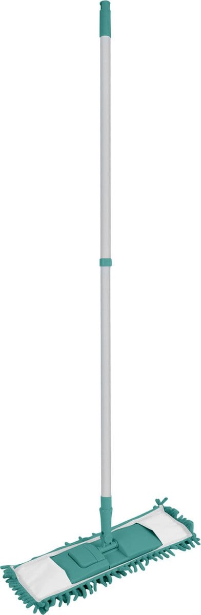 Urban Living Vloerwisser - met steel - groen - verstelbaar - dweil - mop - microvezel dweil