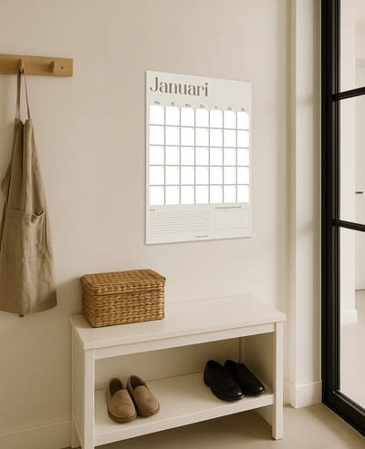 Familieplanner 2025-2026 - Maandplanner A2 posters - Extra grote gezinsplanner
