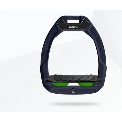 Veiligheidsgarnituren voor paardrijden Ingebouwde Grip Aluminium/Zwart/Groen Flex-On Safe-On