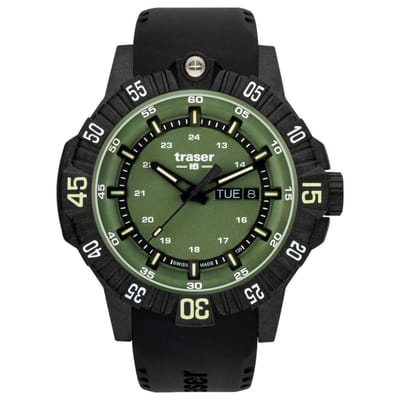 TraserH3 - 110727 - Polshorloge - Heren - Quartz - P99 Q Tactical Groen - Zwitserse makelij
