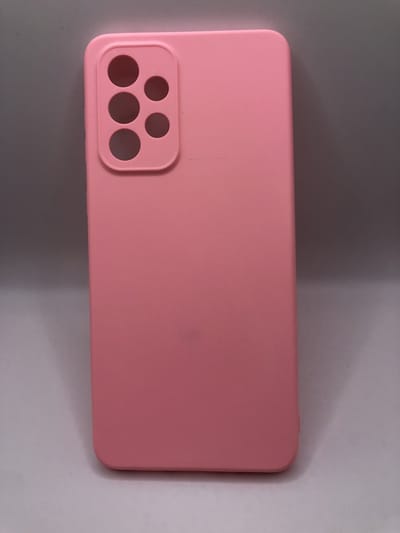 Siliconen back cover case -Geschikt voor Samsung Galaxy A33 5G - TPU hoesje Roze - Camera en Lens Bescherming Siliconen hoesje