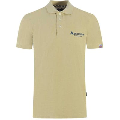 Aquascutum Unisex Volwassen London Classic Polo Shirt (Beige)