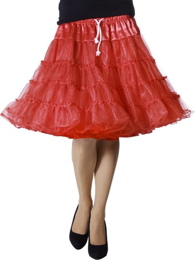 Petticoat Luxe rood