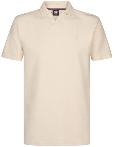 Petrol Industries M-1060-pol919 Korte Mouw Poloshirt Beige S Man