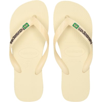 Havaianas Brasil Logo Slippers en Sandalen Dames - Geel - Maat 33/34 - Plastic