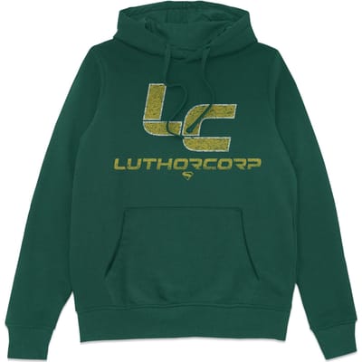 DC Comics Superman Luthercorp Hoodie - Green - S