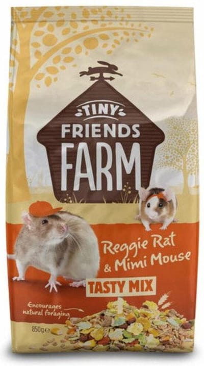 Tiny Friends Farm Reggie Rat - 6 x 850 gr - Voordeelverpakking