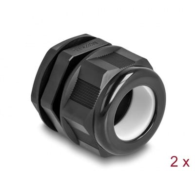 Ex kabelwartel m32 zwarte 2 stuks