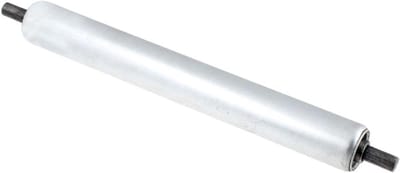 Transportrol - Conveyor Roller - Materiaaltransport - Koolstofstaal Constructie - 25mm x 200mm - Zilverkleurig