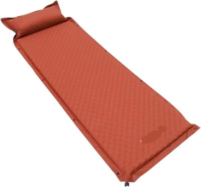 Opblaasbaar Kampeerpad - Slaapmat Kussen - Buiten Ontspannen - Zelfopblazend Comfort - 5 Cm Dik - Bruin