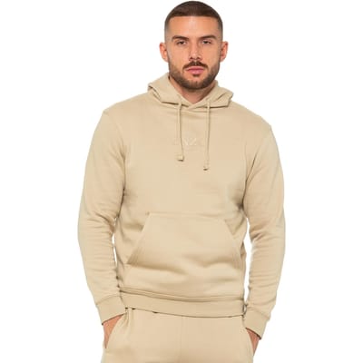 Enzo | Heren Pullover Hoodie - Stone