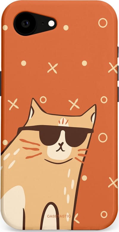 Casetastic Hoesje Geschikt voor Apple iPhone 16e Magsafe - Stijlvolle Beschermende Duo-layer Case - CoolCat
