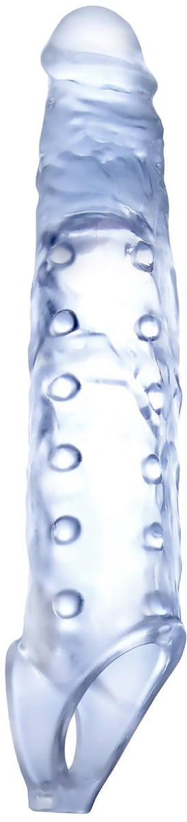 NMC 9 inch TPE Penis Length Enhancer met balband Penisvergroter - Transparant