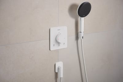 Hansgrohe FixFit Fine wandaansluitbocht - zonder terugslagklep - mat wit