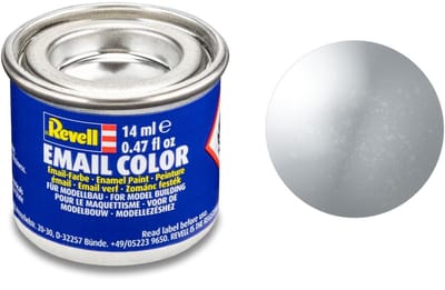Revell Hobbyverf Enamel verf - #90 Silver - Metallic - Enamel - Verf potje - 14 ml