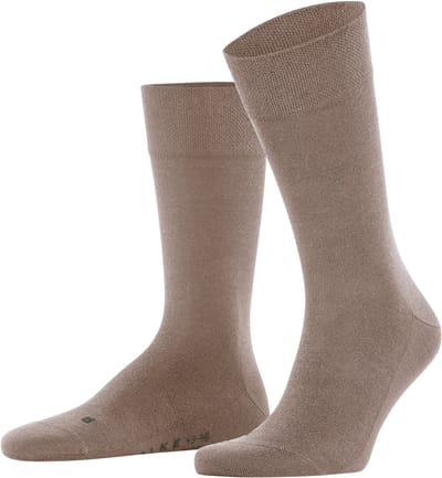 FALKE Sensitive New York met comfort tailleband lyocell sokken heren bruin - maat 39-42