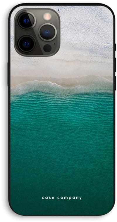 Case Company® - Hoesje geschikt voor iPhone 12 Pro Max hoesje - Stranded - Biologisch Afbreekbaar Telefoonhoesje - Bescherming alle Kanten en Schermrand